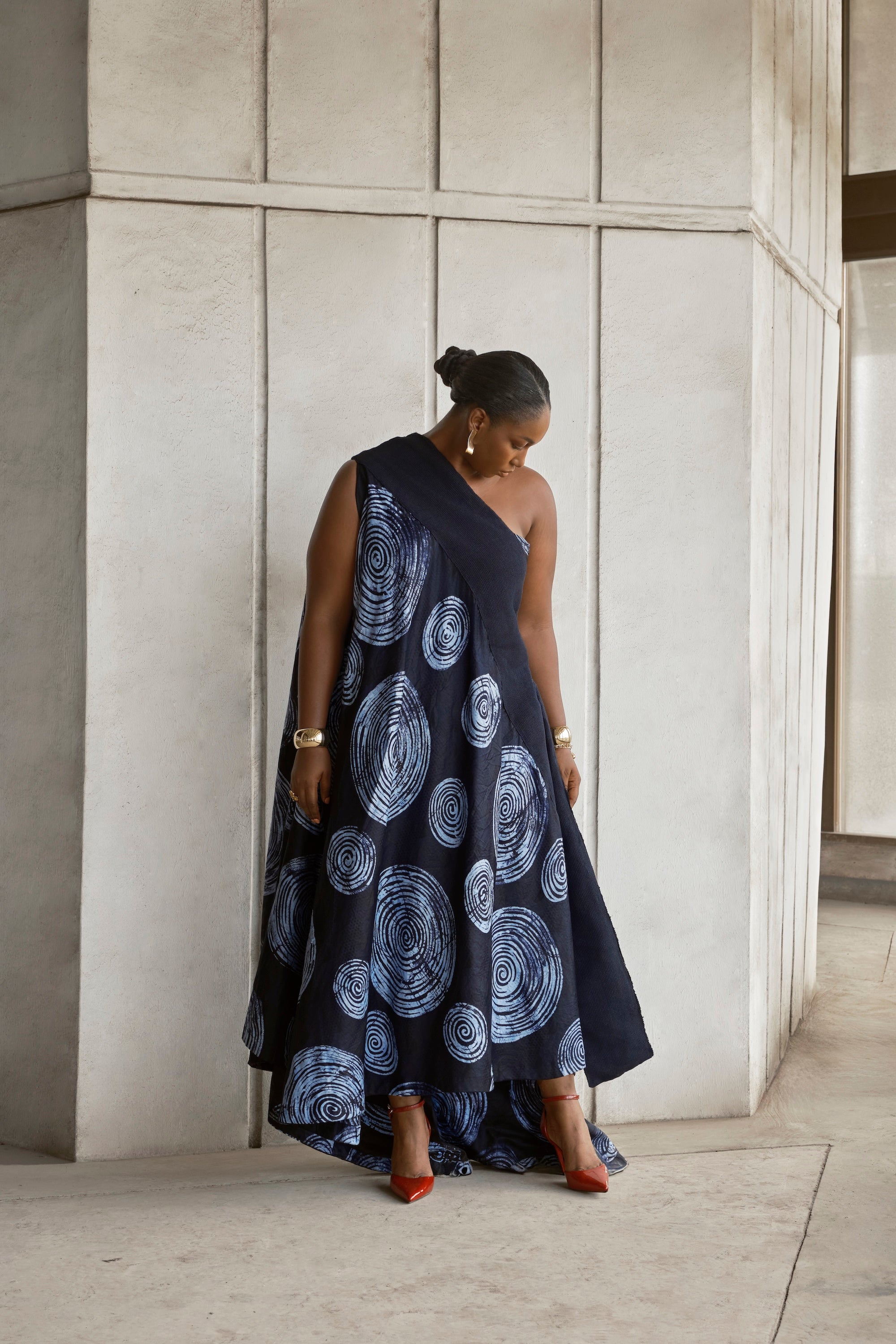 Amma One Shoulder Dress